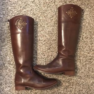 Tory Burch Keirnan Boots in Almond